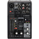 Yamaha AG03 MK2 - 3-channel live streaming mixer with USB audio interface, black