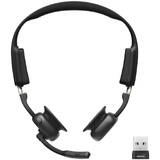 SHOKZ OpenMeet UC Wireless Bluetooth Bone Conduction Videoconferencing Headset with USB-A adapter
