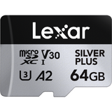 Card de Memorie Lexar microSDXC Silver Plus 1066x UHS-I/U3/A2/4K R205/W100 (V30) 64GB