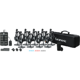 Saramonic WiTalk9 WT9S 9-Person Full-Duplex 1.9GHz Wireless Headset Intercom System w/ carry case