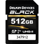 Card de Memorie Delkin SDXC BLACK Rugged UHS-II R300/W250 (V90) 512GB (new)