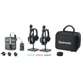 Saramonic WiTalk9 WT2S 2-Person Full-Duplex 1.9GHz Wireless Headset Intercom System w/ carry case