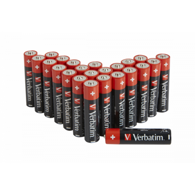 Baterii Verbatim, Alkaline, AAA, 24 buc, 49504