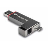 Memorie USB VERBATIM Drive Dual QuickStick 256GB SSD perfromance, USB-C & USB-A USB 3.2 Gen 1