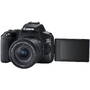 Aparat foto DSLR Canon EOS 250D + 18-55mm Kit, Black (SIP)