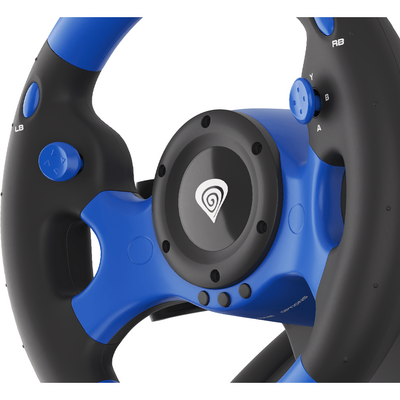 Volan Genesis Seaborg 350 driving wheel, Black/Blue, Wired