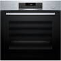 Cuptor incorporabil Bosch HRG532BS3, 71 L, Electric, Multifunctional, 7 functii, Grill, Touch control, Added Steam, Air Fry, AutoPilot15, Autocuratare EcoClean + hidrolitica, Clasa A+, Inox