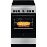 Aragaz Electrolux LKR562055X, Electric, 4 zone de gatit, Cuptor electric, Autocuratare catalitica, SteamBake, Timer, Grill electric, Clasa A, 50 cm, Inox