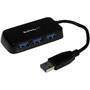 Hub USB StarTech Black 4 Port Mini USB 3.0 Hub