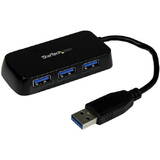 Hub USB StarTech Black 4 Port Mini USB 3.0 Hub