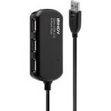 Hub USB Lindy  USB 2.0 Aktivverlängerungshub 12m