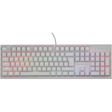 Tastatura Genesis  THOR 303 RGB Mechanical,  Outemu Peach Silent Switch, US Layout, Wired, White