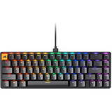 Tastatura Glorious GMMK 2 Compact 65%, RGB, USB-C, Fox Linear Switch, Layout US, Negru