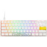 Tastatura Ducky One 2 Pro Mini White Edition, RGB LED, Cherry Red Switch, Mecanica