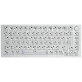 Tastatura Glorious GMMK Pro White Ice 75% TKL, Barebone, Mecanica, Silver