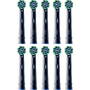 Capete de periuță Oral-B Pro CrossAction negre, 10 bucăți