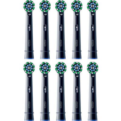 Capete de periuță Oral-B Pro CrossAction negre, 10 bucăți