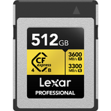 Card de Memorie Lexar CFexpress 4.0 Pro Gold R3600/W3300 512GB