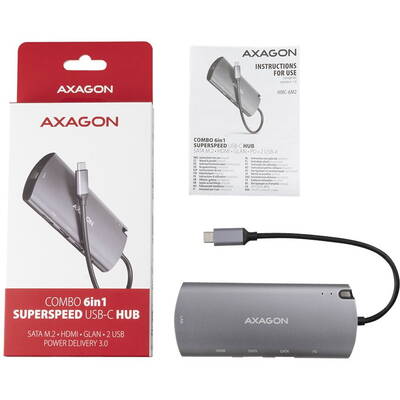 Hub USB AXAGON HMC-6M2
