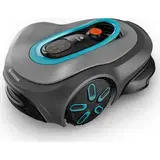 Gardena robotic lawnmower smart SILENO max 1,200m2 (grey/turquoise, Li-ion battery, LONA technology)