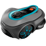 Gardena robotic lawnmower smart SILENO free 600m2 set (grey/turquoise, Li-ion battery, with smart gateway, LONA technology)