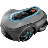 Gardena robotic lawnmower smart SILENO free 1,200m2 set (grey/turquoise, Li-ion battery, with smart gateway, LONA technology)