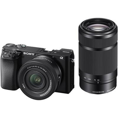 Sony ILCE-6100 Mirrorless Camera + 16-50mm + 55-210mm Lens
