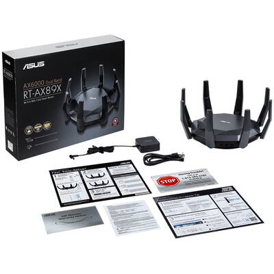 Router Wireless Asus RT-AX89X Dual Band 12-stream 802.11ax, AX6000, WiFi 6