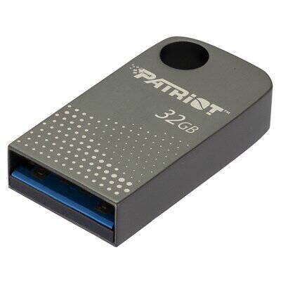 Memorie USB Patriot Tab300 32GB USB 3.2 120MB/s, mini, aluminium, silver
