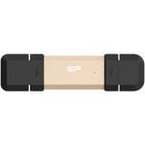 Memorie USB SILICON-POWER DS72 250 GB USB Type-A / USB Type-C 3.2 Gen 2 (3.1 Gen 2) Gold