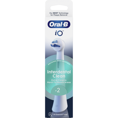 ORAL-B iO Specialized Clean Replaceable toothbrush heads, 2-pack, White