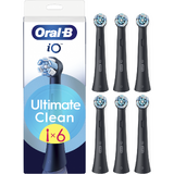 ORAL-B iO UltimateClean Replaceable toothbrush heads, 6-pack, Black