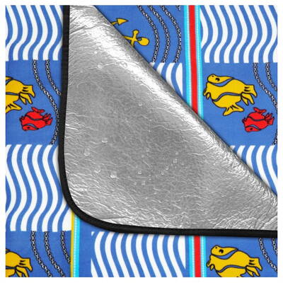 SPOKEY Patura picnic impermeabila 150x180 cm Picnic Amber, captusita cu aluminiu