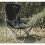 Easy Camp Spruce Arm Chair Ink Black Stylish Camping Chair, Black