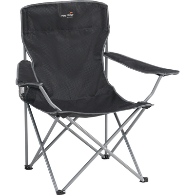 Easy Camp Spruce Arm Chair Ink Black Stylish Camping Chair, Black