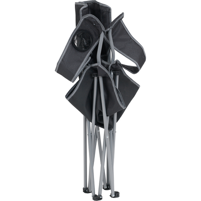 Easy Camp Spruce Arm Chair Ink Black Stylish Camping Chair, Black