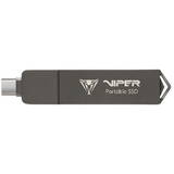 SSD Extern PATRIOT MEMORY External Portable SSD Patriot Viper PVP30 Duo Compact 2TB 1000MB/s USB A+C 3.2 Gen2 (PVP302TB28UDG)