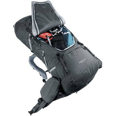 Deuter Aircontact Pro 75+10 SL Women's hiking backpack Graphite