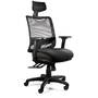 Unique Ergonomic office chair SAGA PLUS black