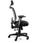 Unique Ergonomic office chair SAGA PLUS black