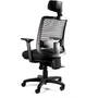 Unique Ergonomic office chair SAGA PLUS black
