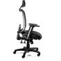 Unique Ergonomic office chair SAGA PLUS black