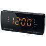 MUSE M-185CR Dual Alarm Clock radio PLL, black