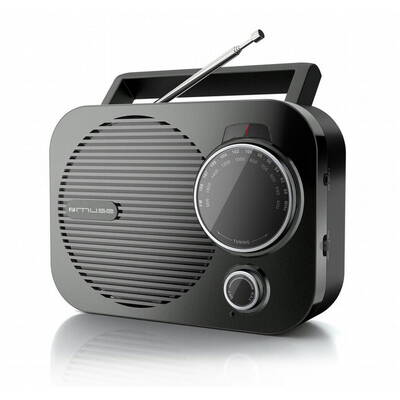MUSE M-050R Portable radio FM, AM Black