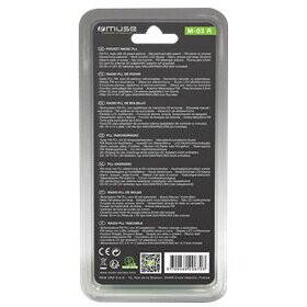 MUSE M-03R Pocket radio, Black