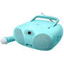 MUSE MD-203 KB Portable Sing-A-Long Radio CD Player, Blue
