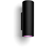 Philips Hue WCA Appear Outdoor Wall Lantern, Black