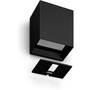 Philips Hue WCA Resonate Outdoor Downward Wall Lantern, Black