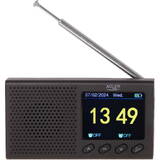 AD 1198 FM Travel Radio, 87.5 – 108 MHz RDS, Speaker power 3W, Black