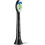 Philips HX6064/88 Sonicare Optimal White Replacement brush heads, 4 pcs, Black